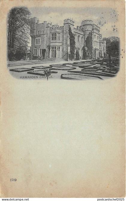 br109492 hawarden castle wales real photo uk