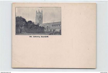 Wales - CARDIFF - St. John's - Forerunner postcard Small Size