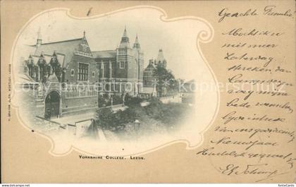 Leeds West Yorkshire Yorkshire College