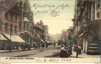 Leicester United Kingdom Leicester Granby Street Kutsche