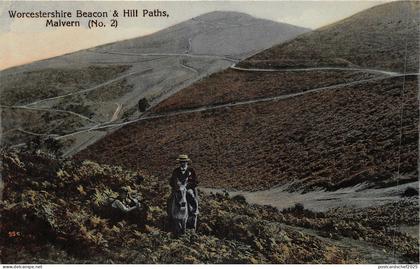 uk50824 worcestershire beacon and hill paths malvern uk