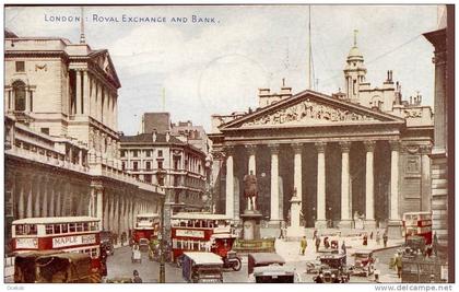 PK Groot Brittanie - London - Londen Royal Exchange and Bank - 1946
