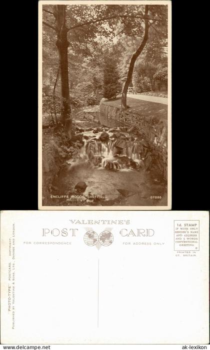 Postcard Sheffield ENCLIFFE WOODS, SHEFFIELD 1930