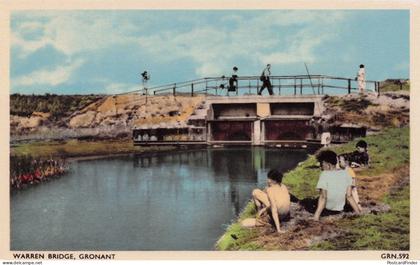 Warren Bridge Gronant Flintshire Wales Old Postcard