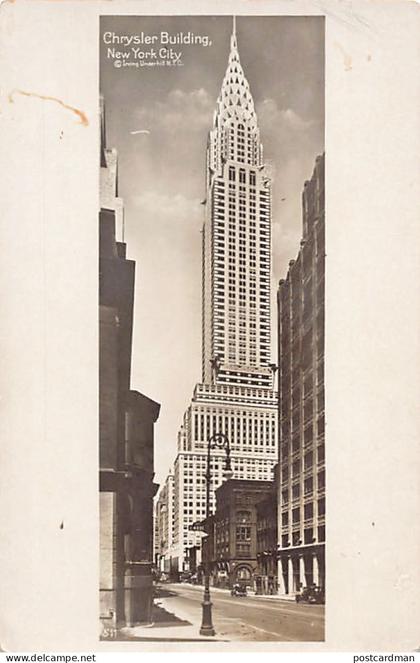 Usa - NEW YORK CITY - Chrysler Building - Publ. Irving Underhill