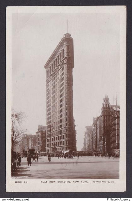 Postcard, United States, New York City NY, Flat Iron Building