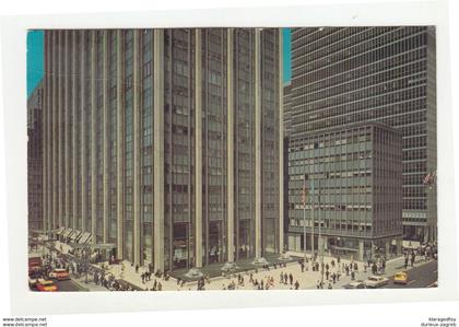 The Time and Life Building NYC old postcard posted 1964 to Germany b200210