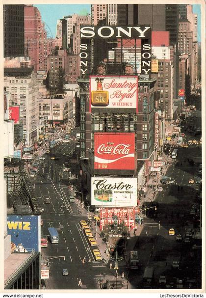ETATS UNIS - New York - Time Square - Entertainment Capital - Sony - Suntory Royal - Coca Cola - Castro - Carte postale