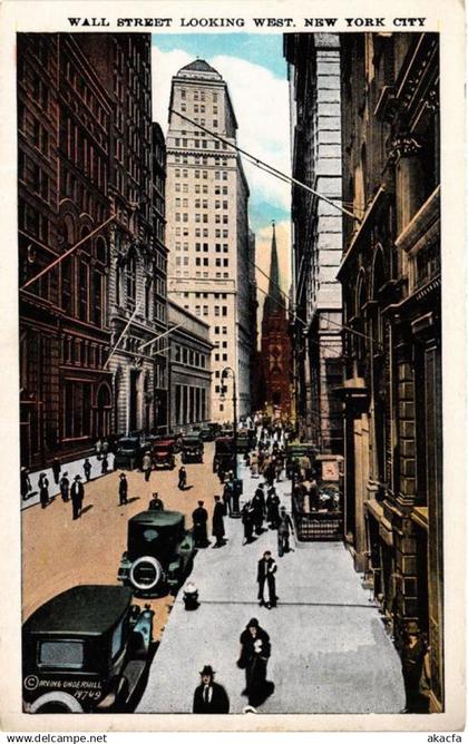 CPA Wall street looking west NEW YORK CITY USA (769880)
