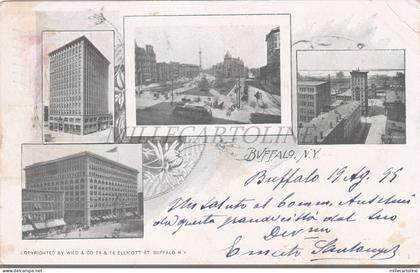 NEW YORK - Buffalo, Views, Postcard 1899 Wild & Co