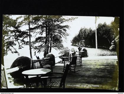 ► LAKE GEORGE Club terrace   1940s