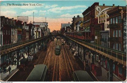 CPA AK NYC NEW YORK N.Y. the Bowery USA (990657)