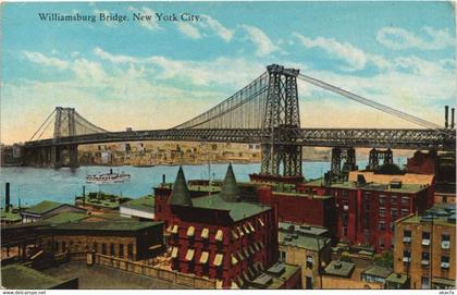 CPA AK NYC NEW YORK N.Y. Williamsburg Bridge USA (990617)