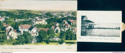 Leporello CPA Liberty New York USA, Dock, Pine Lake, Casino, Lansing