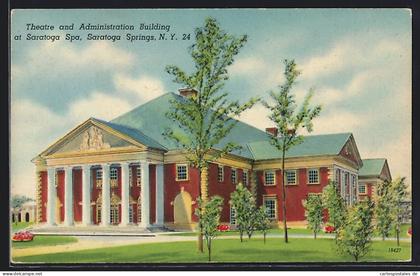 AK Saratoga Springs, NY, Theatre and Administration Building at Saratoga Spa