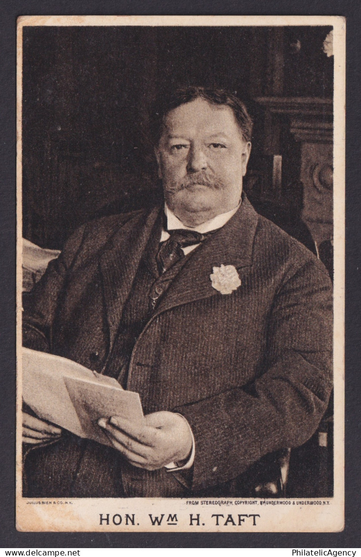 UNITED STATES, Postcard, President William Howard Taft