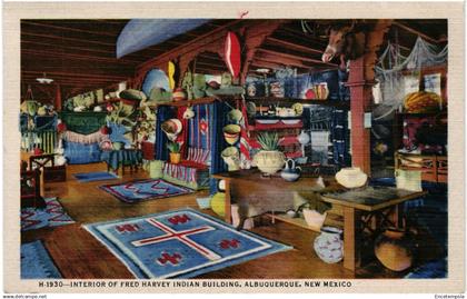 CPA Carte Postale Etats Unis Albuquerque Interior of Fred Harvey Indian Building VM93872ok