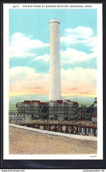 AK Anaconda, MT, The Big Stack at Washoe Smelter