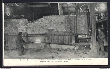 AK Anaconda, MT, Washoe Smelter, Skimming Slag