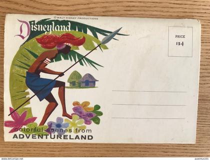 Carnet-Depliant-Greetings from Disneyland-Anaheim-Adventureland      L1744