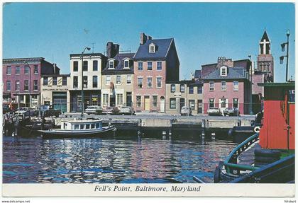 Baltimore Maryland, Vintage PC, Waterside Fells Point-Maryland