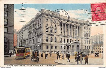 Usa - BALTIMORE (MD) Court House and Battle Monument