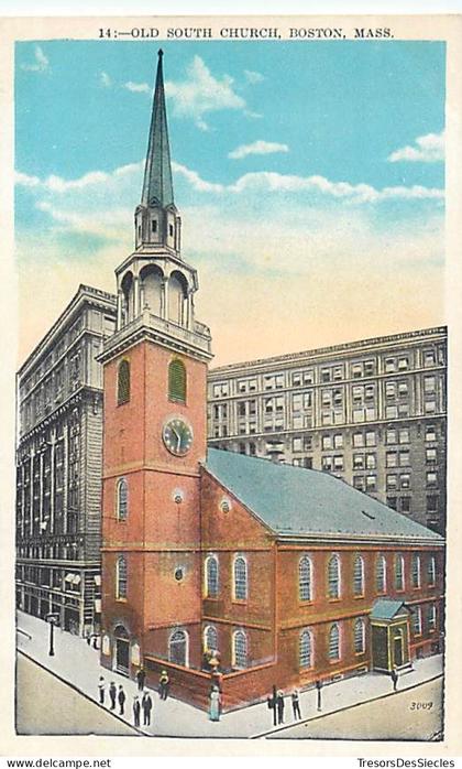 CPA Amérique > Etats-Unis > MA - Massachusetts > Boston Old South Church