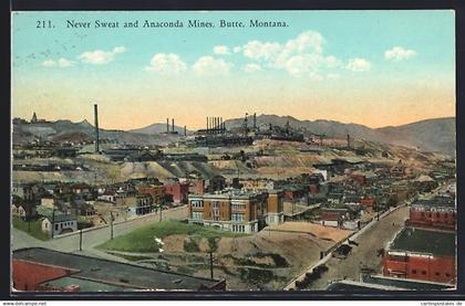 AK Butte, MT, Never Sweat and Anaconda Mines