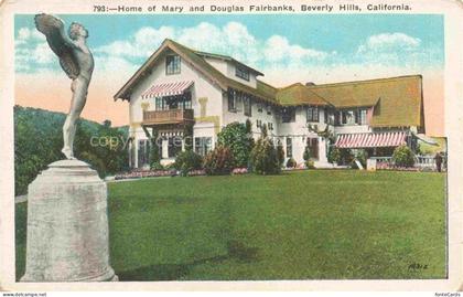 Beverly Hills California USA Home of Mary and Douglas Fairbanks