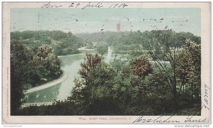 AK Cincinnati Eden Park Stand Pipe Water Tower Walnut Hills Gilbert Avenue Ohio OH Wurlitzer Bockenheim Rossel