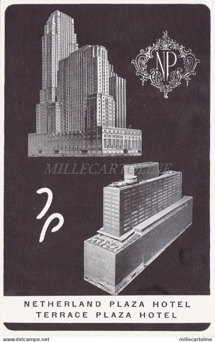 OHIO - Netherland Plaza Hotel & Terrace Plaza Hotel, Cincinnati, Postcard