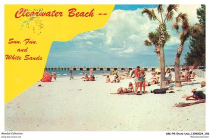 ARKP5-0378-ETATS-UNIS - CLEARWATER-BEACH - the wide Sandy Beach of Clearwater Beach