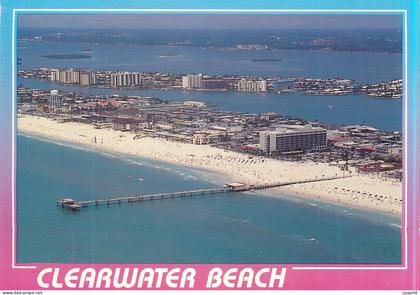 CPM ClearWater Beach Beautiful Beach area With Pier 60 in Foreground