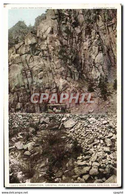 CPA Rock Formation Crystal Park Gateway Colorado Springs