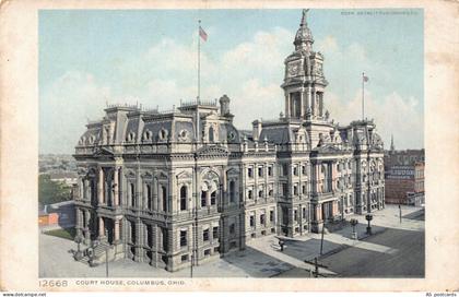 B521 US Court House Columbus Ohio vintage postcard