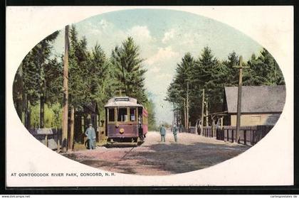 AK Concord, At Contoocook River Park, tramway to Concord