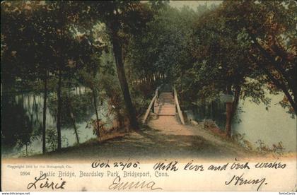 Bridgeport Connecticut Rustic Bridge Beardsley Park