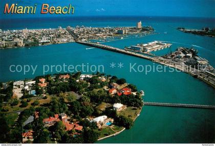 Miami Beach Fliegeraufnahme Star-Island South-End of Miami-Beach