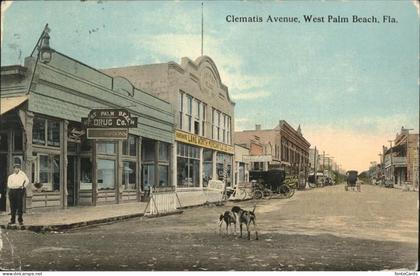 Palm Beach Clematis Avenue West Palm Beach Pferdekutsche