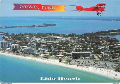 Sarasota Bay Florida USA Lido Beach Fliegeraufnahme