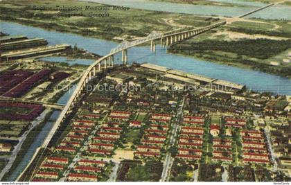 Savannah Tybee Island Georgia USA Eugene-Talmadge-Memorial-Bridge Savannah-River