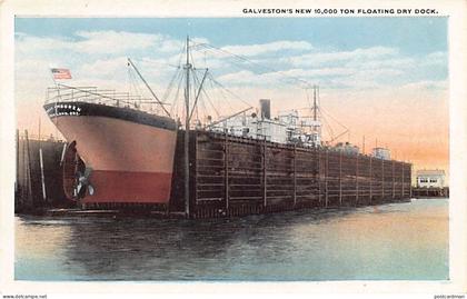 Usa - GALVESTON (TX) New 10,000 Ton Floating Dry Dock