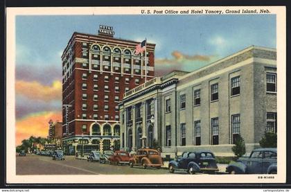 AK Grand Island, NE, US Post Office and Hotel Yancey