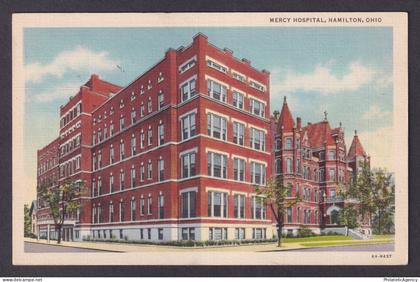 Postcard, United States, Hamilton OH, Mercy Hospital