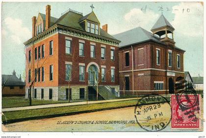HAMMOND, IN - St Joseph's Church & School