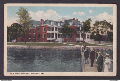 Postcard, United States, Hampton VA, New Dixie Hospital