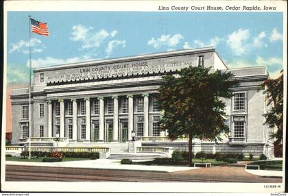 Cedar Rapids Iowa Linn County Court House