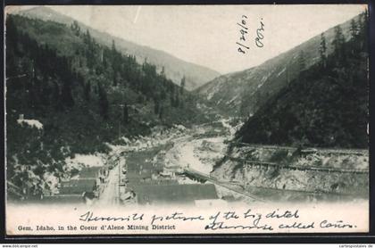 AK Gem, ID, In the Coeur d`Alene Mining District