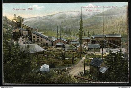 AK Mullan, ID, Snowstorm Mill