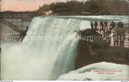 American Falls Niagara Falls from Goat Island National Park